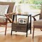 Costway 1/2 PCS Nightstand with Drawer Farmhouse 3-Tier Bedside Table with Open Shelf End Table